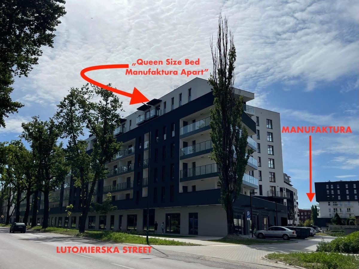 Queen Size Bed - Apartament Obok Manufaktury W Centrum Lodzi - Parking Gratis!!! 外观 照片